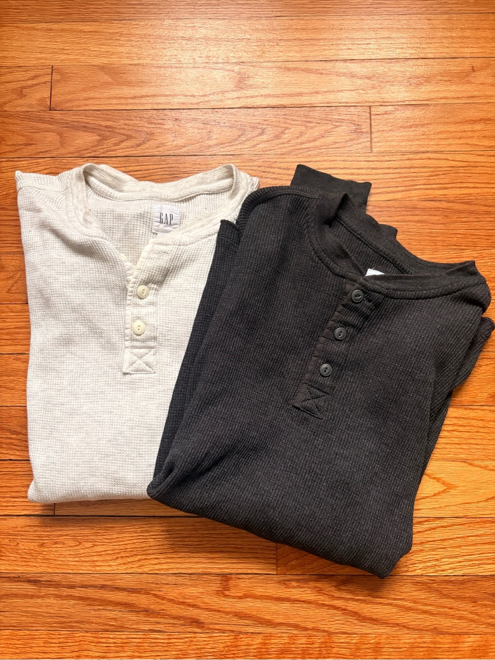 Men’s GAP Henley waffle long sleeve bundle